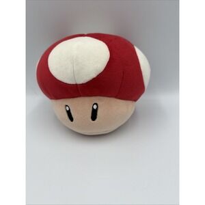 Super Mario Kart Red Mushroom 7" Wide‎ Plush Club Mocchi - Mocchi TOMY